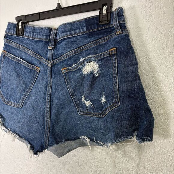 Abercrombie & Fitch Mid Rise Mom Jean Shorts Women's 8 - Picture 8 of 9